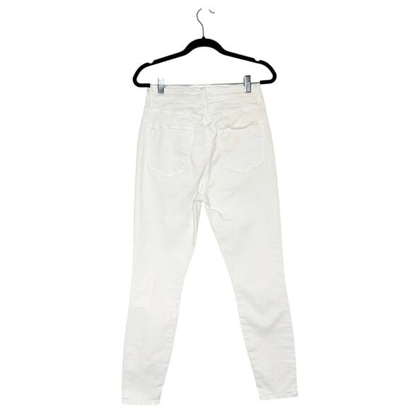 Frame Ali High Rise Cigarette Skinny Jeans White Size 28 - Picture 5 of 8
